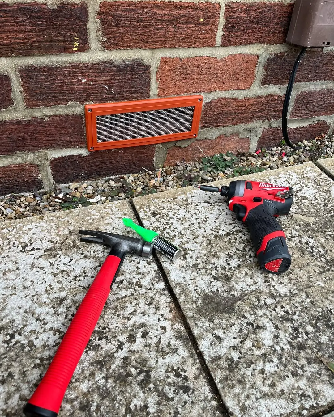 Apex technician rodent proofing a Sheffield property against rats and mice